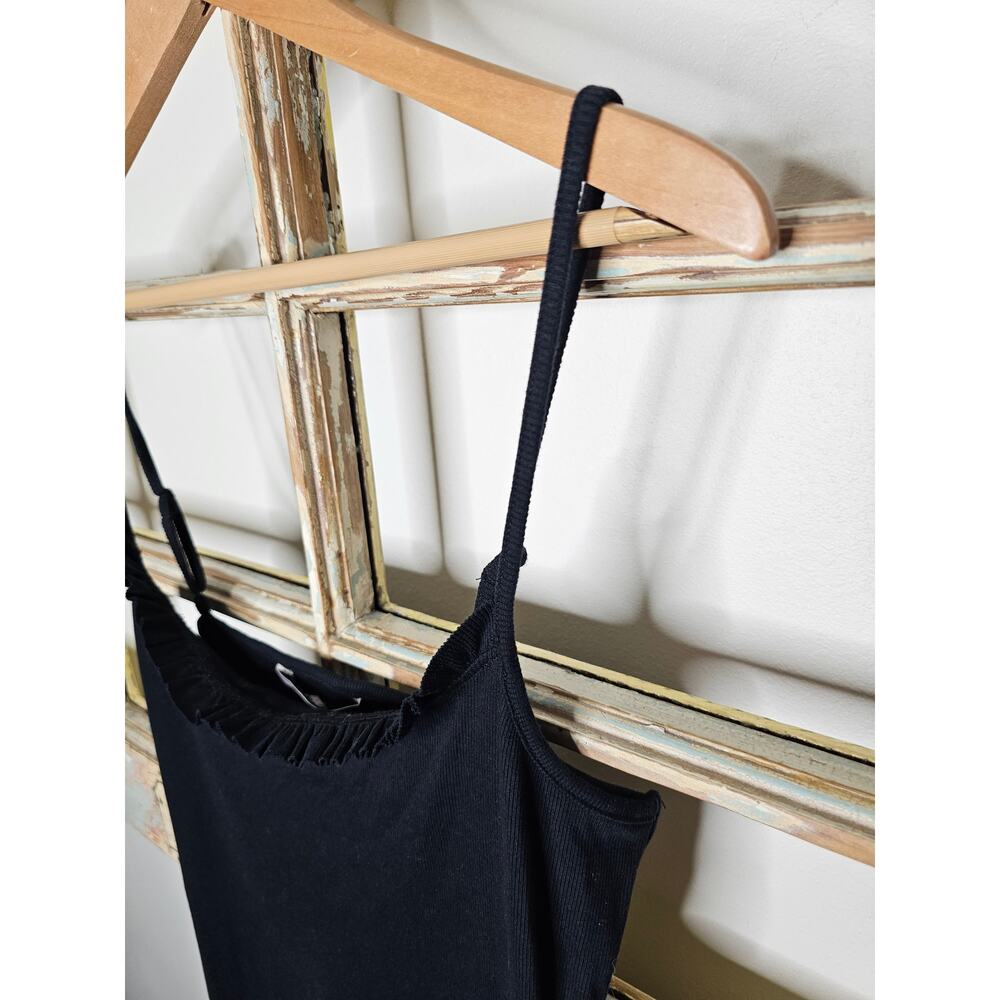 Bcbgeneration Black Ribbed Spaghetti Strap Mini D… - image 4